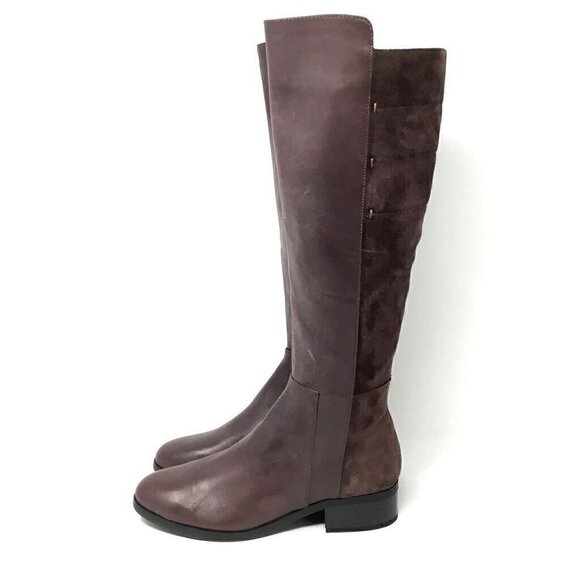 H By Halston Michelle Riding Boots Purple 5.5 - Picture 4 of 10